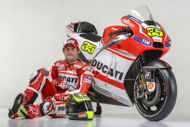 Neuzugang Cal Crutchlow mit der Ducati für 2014