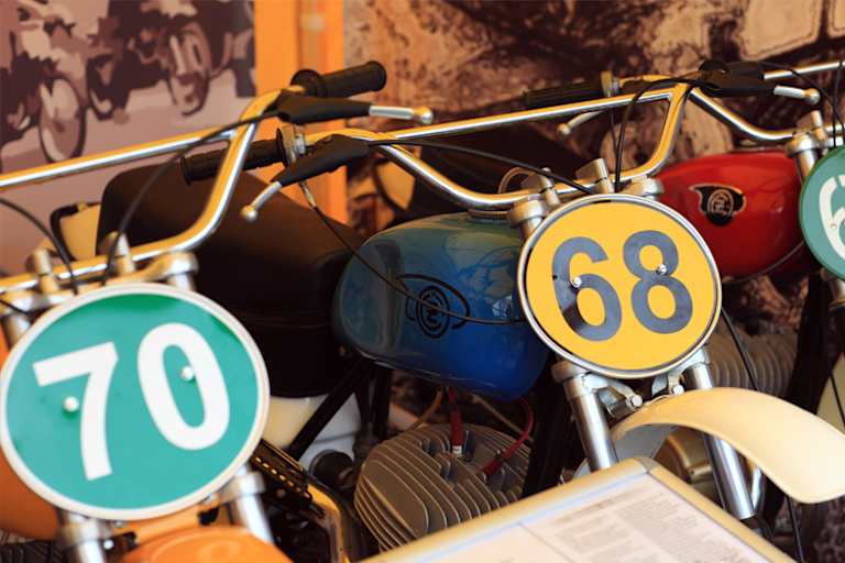 Eine ČZ-Replica aus dem Jahre 1968 gab es bei den 3. Talkessel Classics zu bewundern