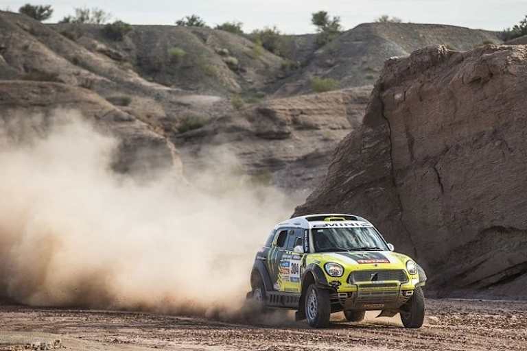 Vorjahressieger Juan 'Nani' Roma im Mini