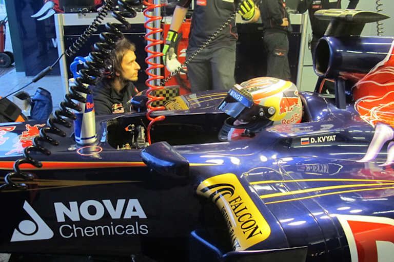 Daniil Kvyat vor dem wichtigen Superlizenz-Test