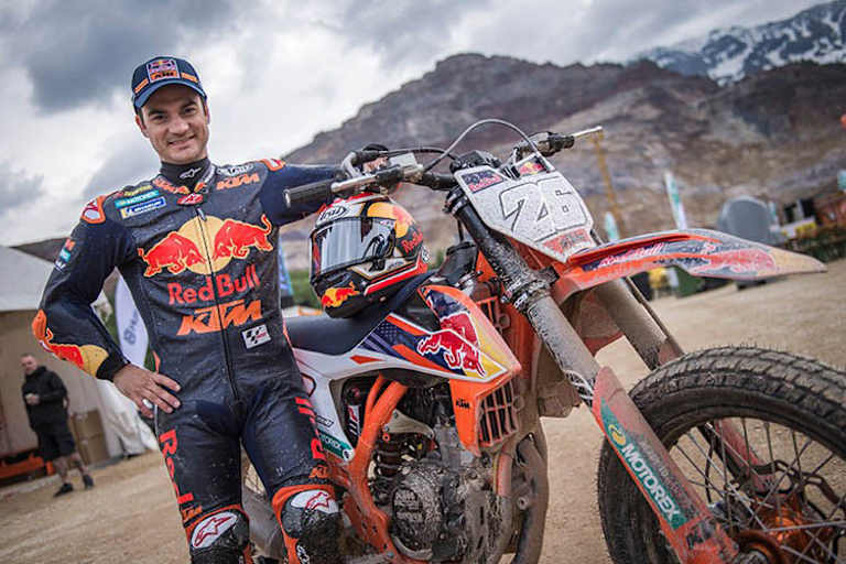 Dani Pedrosa am Freitag beim Erzberg-Rodeo