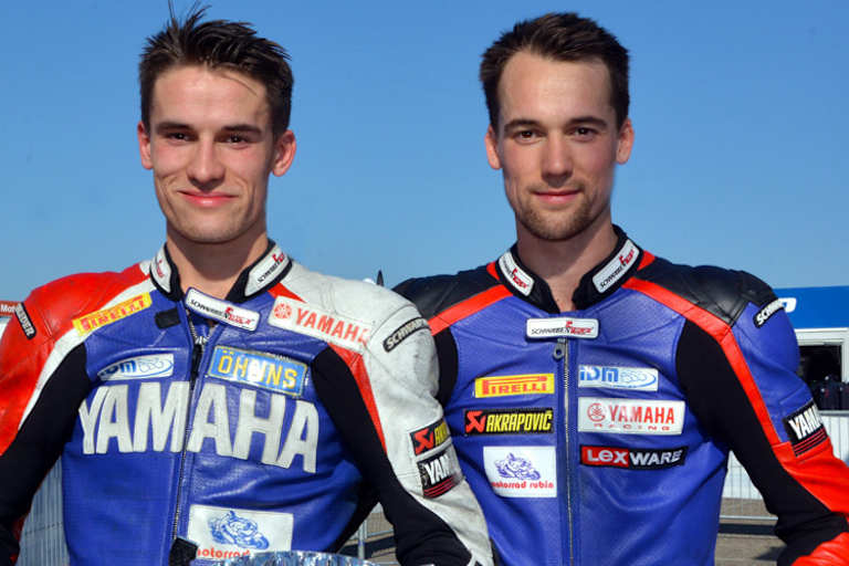 IDM-Superport-Vizemeister Daniel Rubin (links) mit seinem Bruder Dominik 