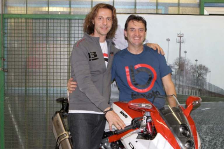 Die Eigentümer von Bimota: Präsident Marco Chiancianesi (li.) und Vizepräsident Daniele Longoni