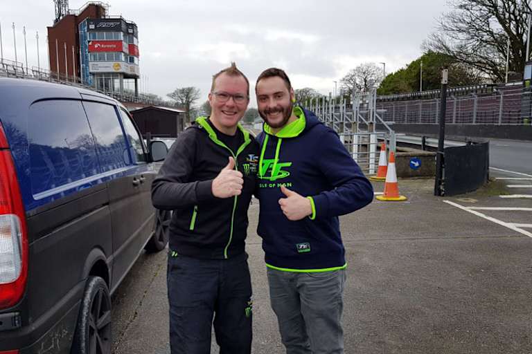 David Datzer und Richard «Milky» Quayle