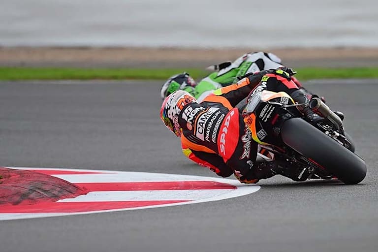 Alex de Angelis wurde im Qualifying zum Grossbritannien-GP vom Technik-Pech verfolgt