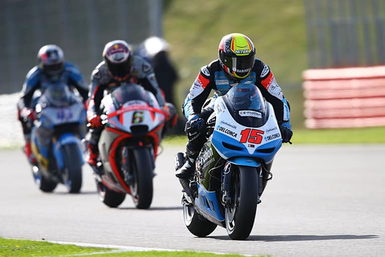 De Angelis auf der ART-Aprilia