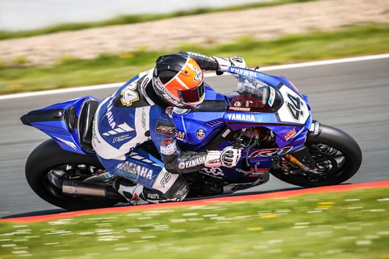 Mit der Yamaha vom Team MGM