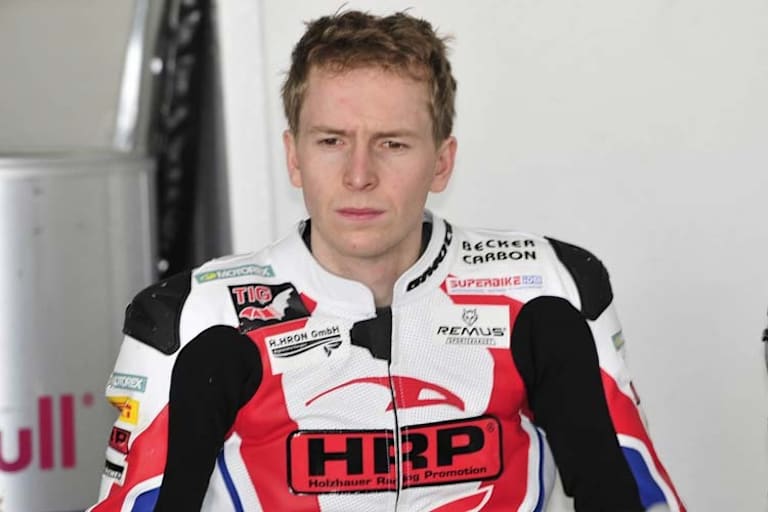 Der Niederländer ist mit einer Honda Fireblade unterwegs