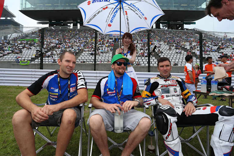 Suzuka 2014: Delhalle mit Cudlin und Nigon