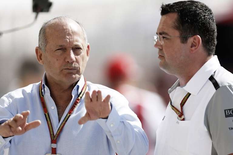 Ron Dennis und Eric Boullier