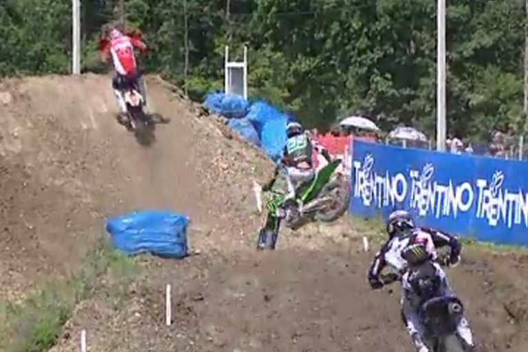 Clement Desalle flog ebenfalls heftig ab