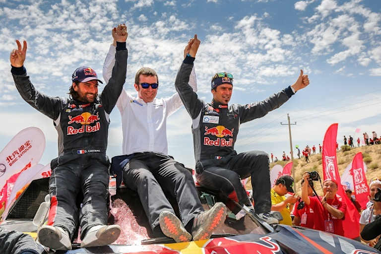 David Castera (li.), Bruno Famin, Cryil Despres