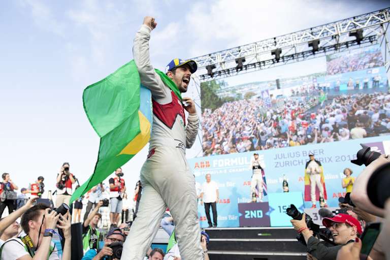 Lucas di Grassi siegte beim ersten Schweizer Rundstreckenrennen seit 64 Jahren