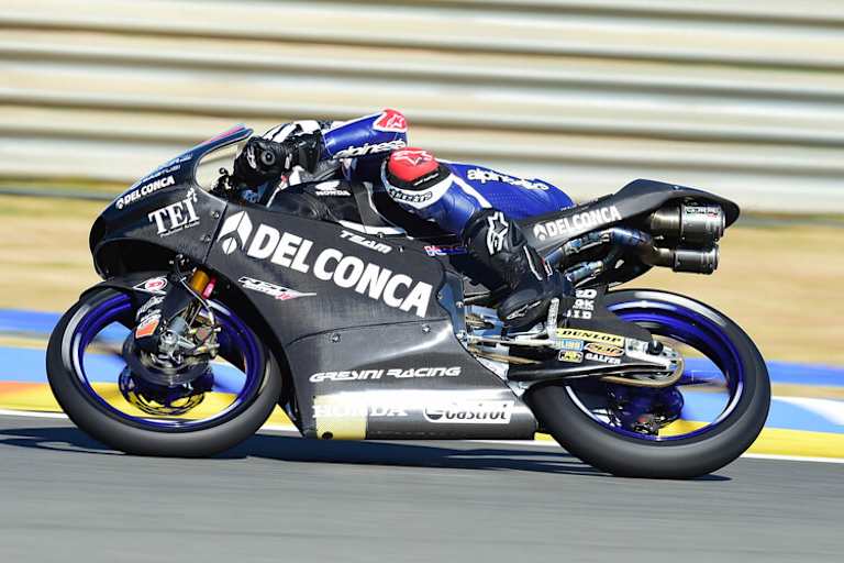 Di Giannantonio vor seinem Crash