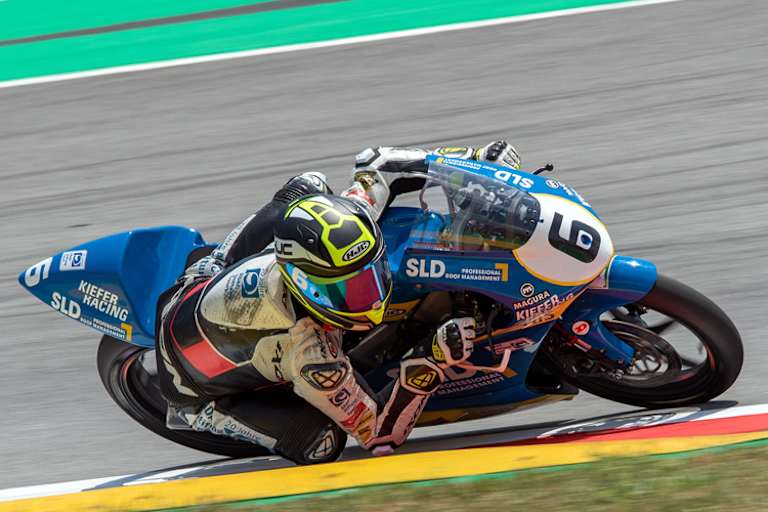 Dirk Geiger belegt zurzeit den vierten Gesamtrang im European Talent Cup