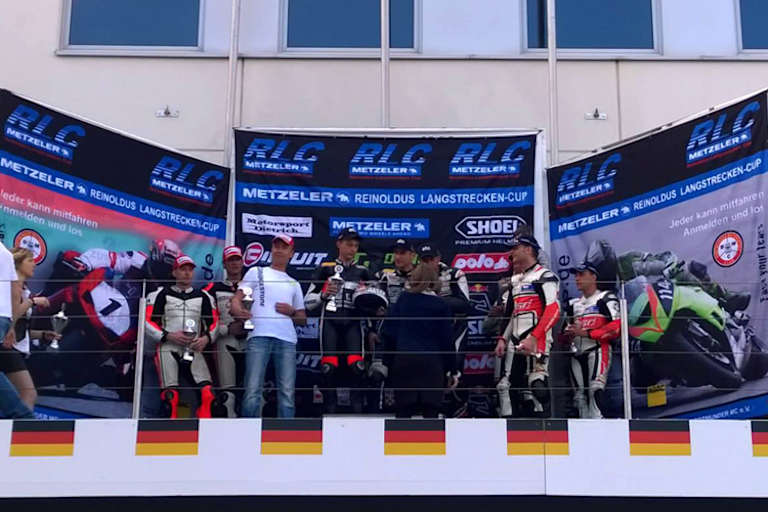 Das RLC-Podium vom Nürburgring