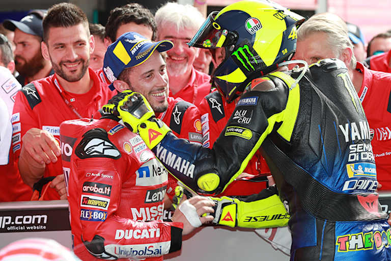 Glücklich über die Plätze 3 und 2 in Argentinien: Dovi (li.) und Rossi