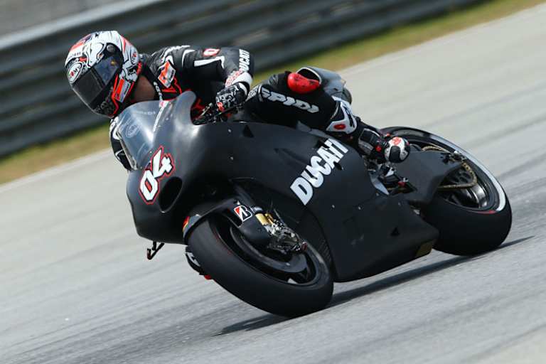 Andrea Dovizioso auf der Ducati GP14