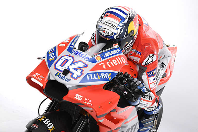 Dovizioso auf der Desmosedici
