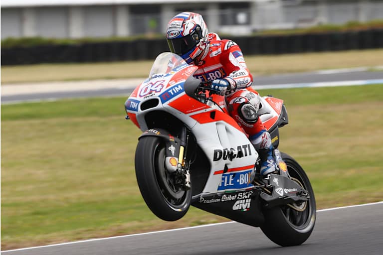 Andrea Dovizioso, nur ein Zehntel vor Lorenzo