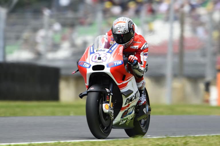 Andrea Dovizioso auf der Ducati GP15