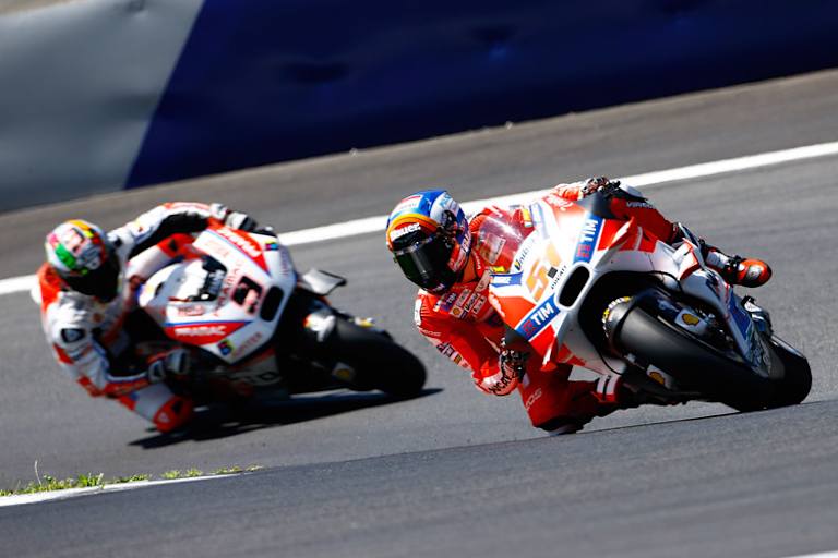 Spielberg-Test: Dovizioso vor Petrucci