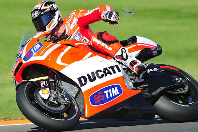 Andrea Dovizioso wird diese GP13 mit Einheits-ECU in Sepang testen