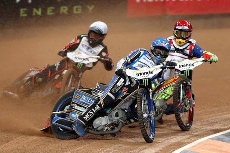 Jason Doyle (vorne) holte 19 von 21 Punkten