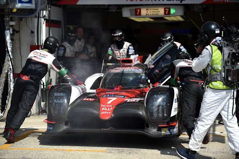 Der schnellste Toyota TS050 Hybrid mit Mike Conway, Kamui Kobayashi und Stéphane Sarrazin
