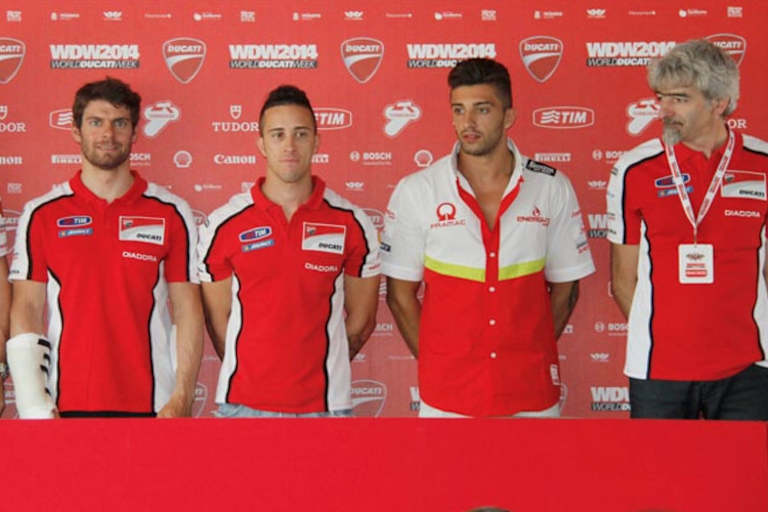 Gestern in Misano: Crutchlow, Dovizioso, Iannone und Dall'Igna