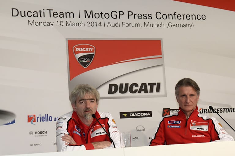 Gigi Dall'Igna (Ducati) mit Sportdirektor Paolo Ciabatti