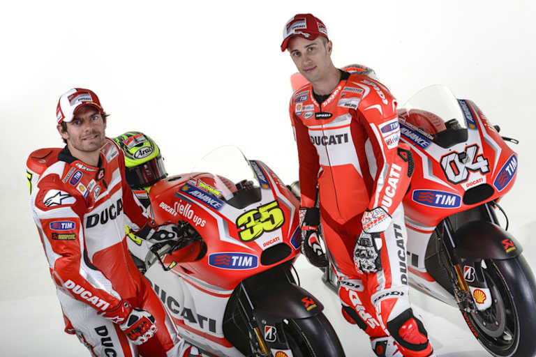 Das Ducati-Duo 2014: Cal Crutchlow, Andrea Dovizioso