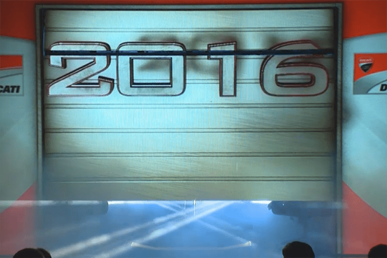 Die Enthüllung der Ducati wurde in Bologna aufwendig zelebriert