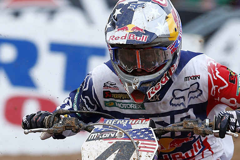 Fokussiert und hart am Gas fuhr Ryan Dungey mit Rang 2 das beste Ergebnis für das Team USA ein