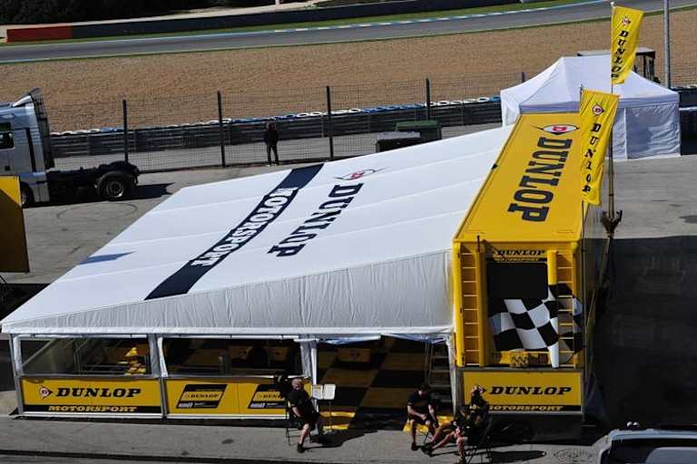 Der britische Reifenhersteller Dunlop beliefert die Moto2- und Moto3-Teams