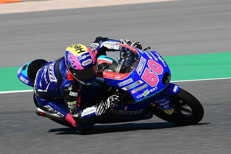 Jason Dupasquier auf der PrüstelGP-KTM in Doha