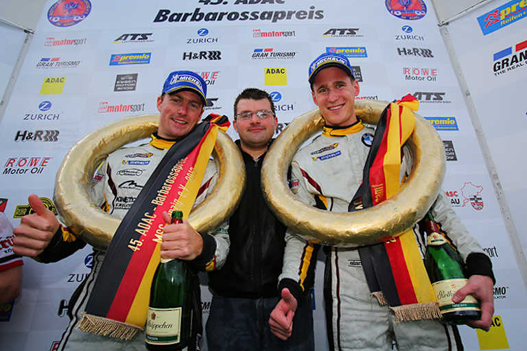Waren beim siebten VLN-Lauf im Marc VDS Z4 erfolgreich: Maxime Martin und Nicky Catsburg