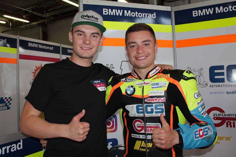 Tim Eby (re.) mit Ilya Mikhalchik