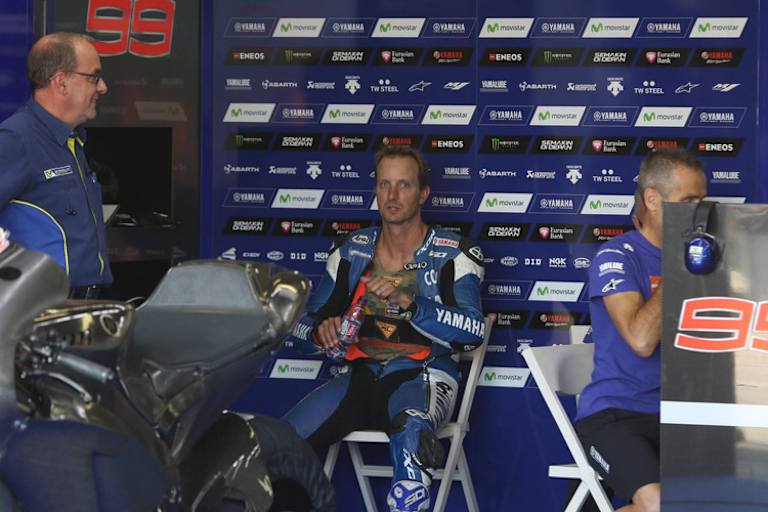 Bei extremer Hitze spulte Colin Edwards heute mehr als 100 Runden ab