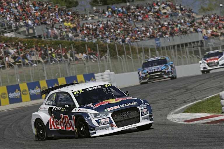 Mattias Ekström bei seinem Vorjahressieg in Barcelona