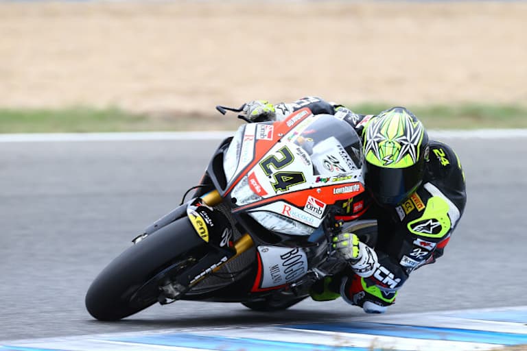 2013 war Toni Elias mit der Aprilia RSV4 unterwegs