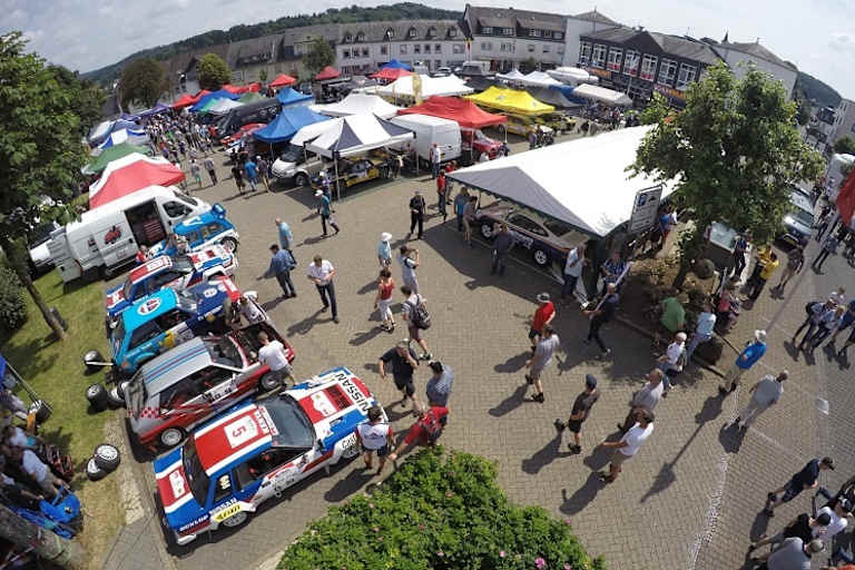 Die Rallye-Meile in Daun