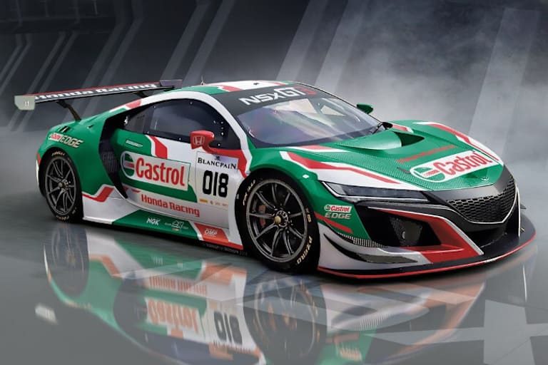 Der Honda NSX GT3 fährt in der Pro-Am-Wertung