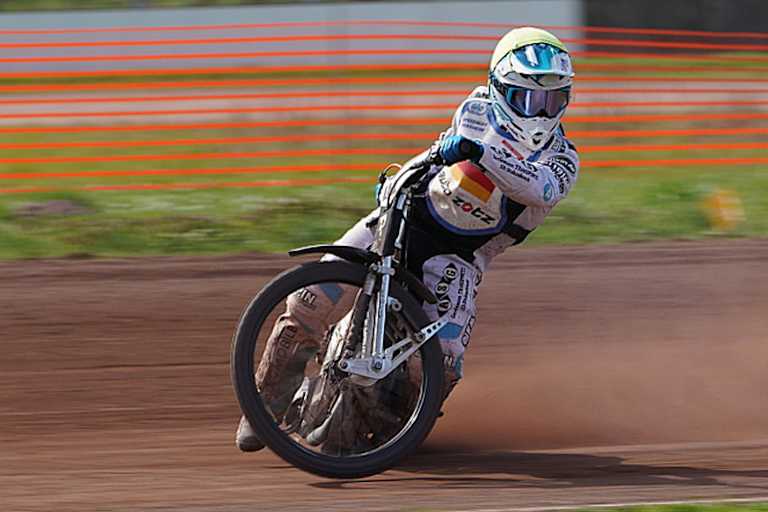 Titelverteidiger Erik Riss