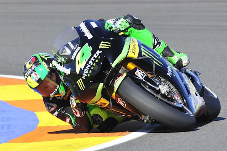 Pol Espargaró brachte die Tech3-Yamaha in Valencia rasch ans Limit