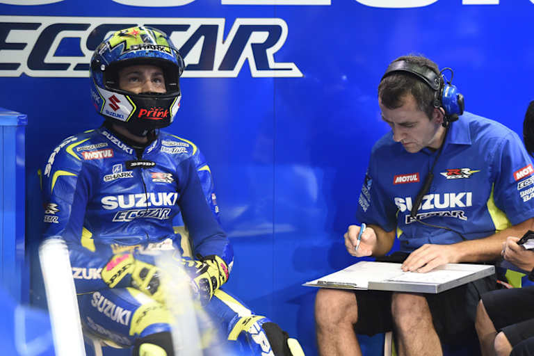 In Katar: Aleix Espargaró und Crew-Chief Tom O'Kane