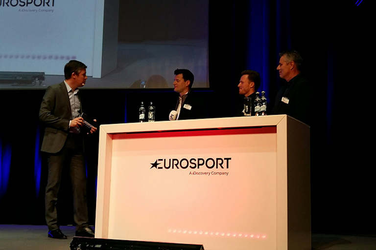 Johannes Orasche, Stefan Nebel und Jan Stecker in München auf der Bühne