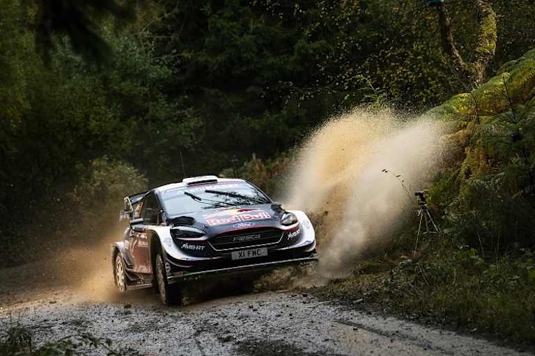 Elfyn Evans auf heimischem Geläuf