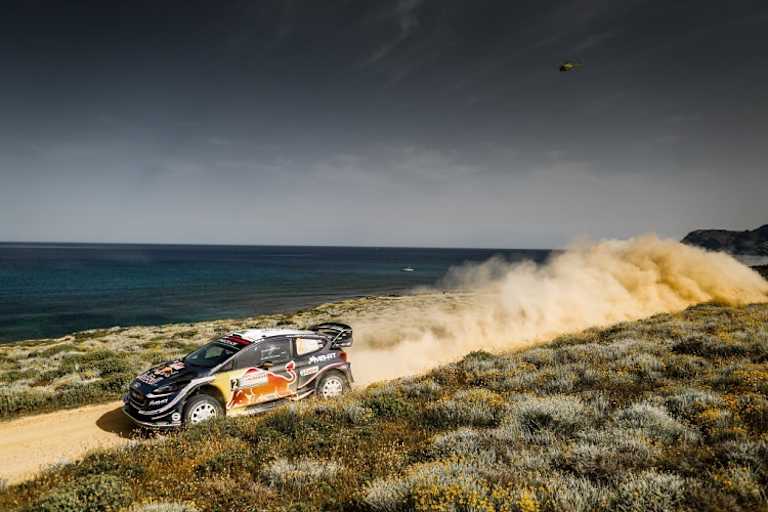 Elfyn Evans wurd schon am Freitag eingebremst