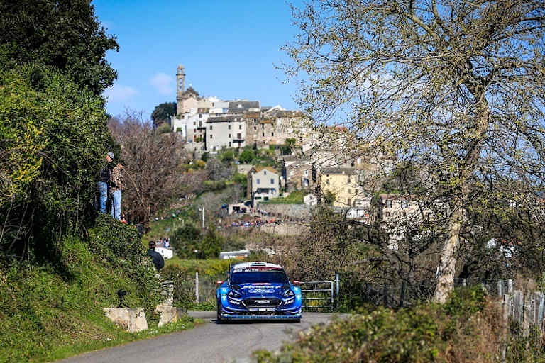 Elfyn Evans ist auf Korsika stark